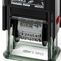 Gambar Midori Paintable Stamp - Stempel Journal Planner - Party dari TOA Graphic Books undefined 5 Tokopedia