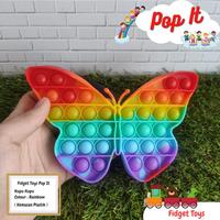 Gambar Promo [ KUPU KUPU - RAINBOW ] Mainan Anak Squishy Fidget Toys Pop It / dari draw mall undefined 2 Tokopedia
