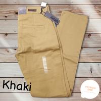 Gambar Celana Chino Chinos Cino Panjang Pria Slim Fit Brand details Original - Dark Grey, 32 dari 2nd Mission undefined 4 Tokopedia