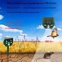 Gambar pengusir anjing kucing hewan tenaga surya ultrasonik outdoor taman - USB solar power dari KJ aksesoris elektronik undefined 4 Tokopedia