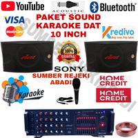 Gambar DISTRIBUTOR PAKET SOUND KARAOKE DAT 10 INCH NEW MIC KABEL 303 BLUETOOT dari sra sumber rejeki jkt undefined 1 Tokopedia