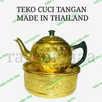 Gambar TEKO CUCI TANGAN ALUMINIUM Gold dan silver - silver dari Dicky Kurniawan.SE undefined 1 Tokopedia