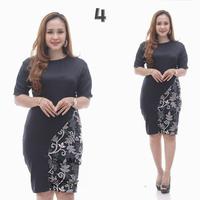 Gambar baju dress cantik wanita - Dress 4, all size dari Batik Solaris undefined 5 Tokopedia