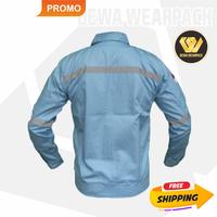 Gambar WEARPACK SAFETY BAJU BENGKEL ATASAN WARNA TELUR ASIN - L, TELUR ASIN dari DEWA WEARPACK undefined 3 Tokopedia