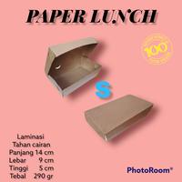 Gambar PAPER LUNCH BOK (ISI 40 PCS) paper bok makanan ringan - S dari Analog5 undefined 3 Tokopedia