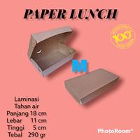 Gambar PAPER LUNCH BOK (ISI 40 PCS) paper bok makanan ringan - S dari Analog5 undefined 5 Tokopedia