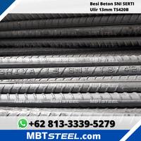 Gambar BESI BETON ULIR 13 U40 / TS 420 FULL SNI SERTIFIKAT dari MBT Steel undefined 1 Tokopedia