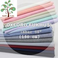 Gambar Bahan kain katun oxford / chambrey / cembrey / cembrai murah - navy solid dari Multi Kain undefined 1 Tokopedia