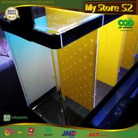 Gambar AQUARIUM AKRILIK 5 RUANG 60X20X20 CM - DOUBLE SEKAT BISA BUKA TUTUP dari My Store S2 undefined 4 Tokopedia