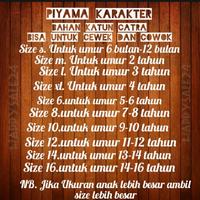 Gambar baju tidur piyama anak motif bulan bintang terlaris dan termurah - Kuning, 7th dari auzanshop03 undefined 3 Tokopedia