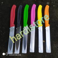 Gambar Victorinox Pisau Pengupas Paring Knife 10 cm Model 6.7706.L119 Orange Handle Original Tajam & Tahan Karat Cocok untuk Chef dan Dapur Keluarga - Hijau dari Hardistore Superpisau undefined 4 Tokopedia