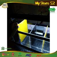 Gambar AQUARIUM AKRILIK 5 RUANG 60X20X20 CM - DOUBLE SEKAT BISA BUKA TUTUP dari My Store S2 undefined 5 Tokopedia