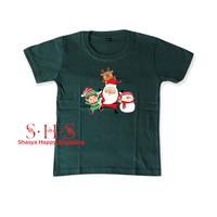 Gambar Baju / Kaos Natal Anak 2 th - 7 th Rusa Santa Elf Snowman Merah Hijau - Hijau, 4 thn dari Shasya Happy Shopping undefined 1 Tokopedia
