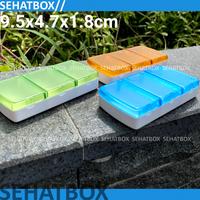 Gambar KOTAK OBAT VITAMIN (3 SEKAT SAKU) PILL BOX DAILY TRAVEL ORGANIZER HARI - 2S BLUE dari SEHATBOX_NEW undefined 4 Tokopedia