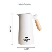 Gambar Thermos Teko Pitcher Kopi Teh Thermal Kettle Cup 1000ml - LS-029 - White dari Ellen 0lshop undefined 5 Tokopedia