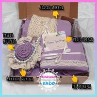 Gambar HAMPERS MUKENA PREMIUM BOX HADIAH - Putih, All Size dari Warung kado undefined 1 Tokopedia