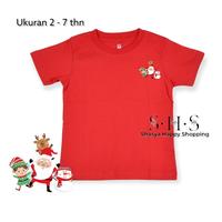 Gambar Baju / Kaos Natal Anak 2 th - 7 th Rusa Santa Elf Snowman Merah Hijau - Hijau, 4 thn dari Shasya Happy Shopping undefined 2 Tokopedia