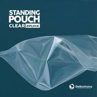 Gambar PLASTIK STANDING POUCH ZIPPER CLEAR | KEMASAN KLIP SNACK - BUBUK 16x24 - 16CM x 24CM, CLEAR (TRANSP) dari Buana Packing undefined 4 Tokopedia
