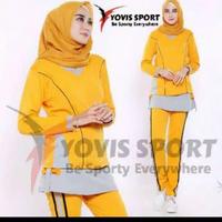 Gambar Setelan Zumba Wanita Olahraga Aerobik Yoga Senam Setelan Yovis Sport - Ayu Ping Hitam, L dari WAW BANDUNG undefined 3 Tokopedia