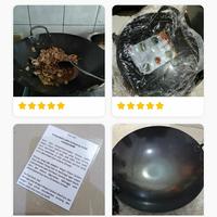 Gambar Wajan Hitam Carbon Steel 36cm anti lengket High Quality / Wajan masak dari astina bumi pandawa undefined 4 Tokopedia
