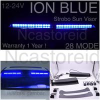 Gambar LAMPU LED STROBO SUNVISOR/SUN VISOR 30 TITIK ION BLUE 12-24V dari Ncastoreid undefined 1 Tokopedia