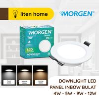 Gambar Lampu Downlight LED Panel Bulat Inbow Morgen Grand 4w / 5w / 9w / 12w - 4w, 6500k (Putih) dari Liten Home Center undefined 1 Tokopedia