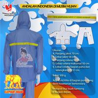 Gambar Jas hujan Setelan Jaket Celana JC HEMAT GAJAH Raincoat ELEPHANT BRAND - Biru dari Metromama undefined 2 Tokopedia