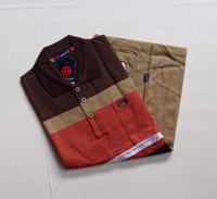 Gambar Baju Bapak Berkerah Lengan Pendek uk XL motif garis/kaos - Merah dari AF GROSIR STORE undefined 5 Tokopedia