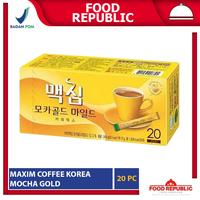 Gambar MAXIM COFFEE 20 PC MOCHA WHITE KOPI MIX KOREA INSTANT KOREAN FAV HALAL - WHITE GOLD dari Food Republic undefined 2 Tokopedia