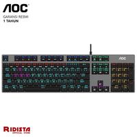 Gambar AOC GK410 Keyboard Gaming Mechanical Rainbow LED dari Ridista Online undefined 1 Tokopedia