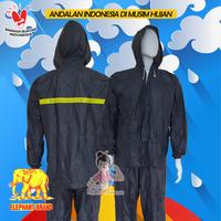 Gambar Jas hujan Setelan Jaket Celana JC HEMAT GAJAH Raincoat ELEPHANT BRAND - Biru dari Metromama undefined 4 Tokopedia