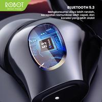 Gambar Robot Wireless Earphone Airbuds T30 Original True Wireless Earbuds - T30 Hitam + Pen dari ROBOT Audio Indonesia undefined 4 Tokopedia
