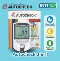 Gambar AUTOCHECK 3 in 1 Alat Cek Gula Darah, Kolesterol, dan Asam Urat dari Inti Health Store Jaktim undefined 5 Tokopedia
