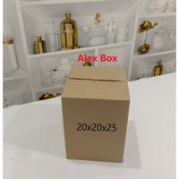 Gambar kardus karton box , uk. 20x20x25 cm......... dari Alex Box undefined 1 Tokopedia