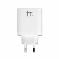 Gambar iT Plug 30 Wall Charger 30W USB A plus type C Dual Port - White dari Raja Storage Tangerang undefined 5 Tokopedia