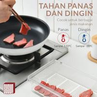 Gambar Tempat Penyimpanan Makanan Kulkas dengan Saringan / Kotak Penyimpanan - 1800ML dari Susun ID undefined 4 Tokopedia