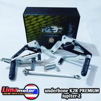 Gambar Underbone footstep K2R PREMIUM KAWAHARA Ninja 150 Jupiter Z - Silver, Ninja 150 dari variasi mtr undefined 4 Tokopedia