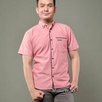 Gambar kemeja pria/kemeja pria lengan pendek/kemeja polos/kemeja kerja kantor - Putih, L dari dicksurvive_store undefined 4 Tokopedia