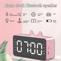 Gambar AVEN Jam Digital Alarm Q9 LED HIFI Smart Speaker Bluetooth Portable - Hitam dari Aven Indonesia undefined 2 Tokopedia