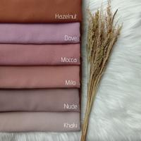 Gambar hijab pashmina babydoll kerudung murah berkualitas - mocca dari Rupha Style undefined 5 Tokopedia
