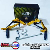 Gambar Underbone footstep K2R PREMIUM KAWAHARA Ninja 150 Jupiter Z - Silver, Ninja 150 dari variasi mtr undefined 3 Tokopedia
