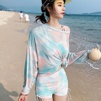 Gambar Baju renang wanita set 3 pcs Green|Swimsuit bikini wanita dewasa korea - M dari Beda Wear undefined 3 Tokopedia