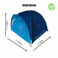 Gambar tenda anak anak spiderman full biru 120 x 120 cm - Biru, 120x120cm dari neoplus88 undefined 2 Tokopedia