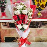 Gambar Hand Buket /Hand Bouquet Murah /Bucket Bunga Isi 10 dari Mentari Buket.Id undefined 3 Tokopedia