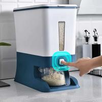 Gambar Tempat penyimpanan beras Box Rice Bucket dispenser 10kg anti kutu 6068 dari unire store undefined 2 Tokopedia