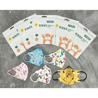 Gambar Masker anak KN95 Mouson 5D motif anak 5PLY - white green dari Azzira Olshop undefined 3 Tokopedia