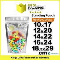 Gambar Standing Pouch 14x22cm Alumunium Foil Sealer Makanan Delkochoice dari dkm packing undefined 4 Tokopedia