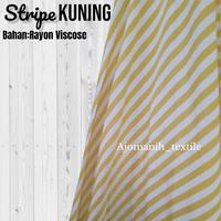 Gambar kain katun rayon polos viscose premium motif salur kombinasi bunga dari ajomanihtextile undefined 4 Tokopedia