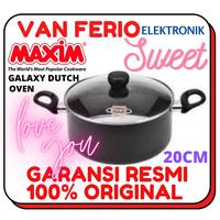 Gambar MAXIM PANCI DUTCH OVEN 20 CM + GLASS COVER GALAXY MASPION GAL 20 DO dari Van Ferio Shop undefined 1 Tokopedia
