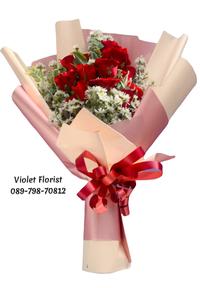 Gambar buket mawar merah dari VioletFlorist undefined 1 Tokopedia